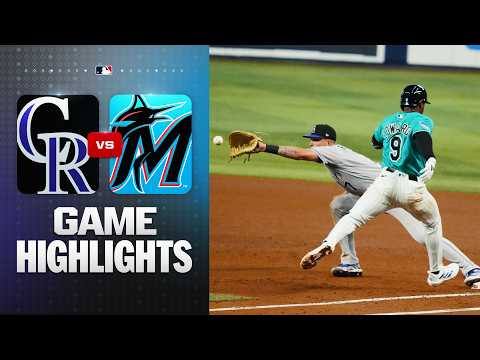 마이애미 VS 콜로라도 MLB 하이라이트