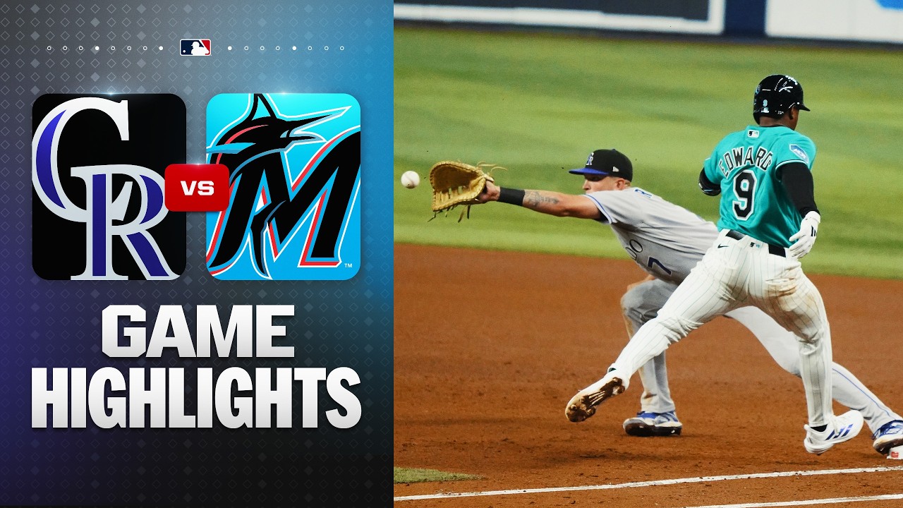 Rockies vs. Marlins Game Highlights from 3/29/26
