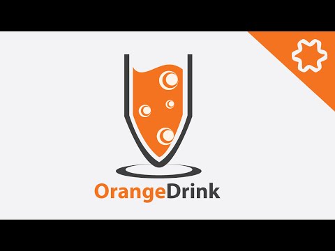 Water Drop Logo Design Tutorial With Different color every layer Adobe illustrator tutorial