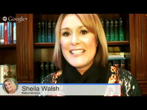 LIVE Author Chat with Sheila Walsh ~ THE STORM INSIDE