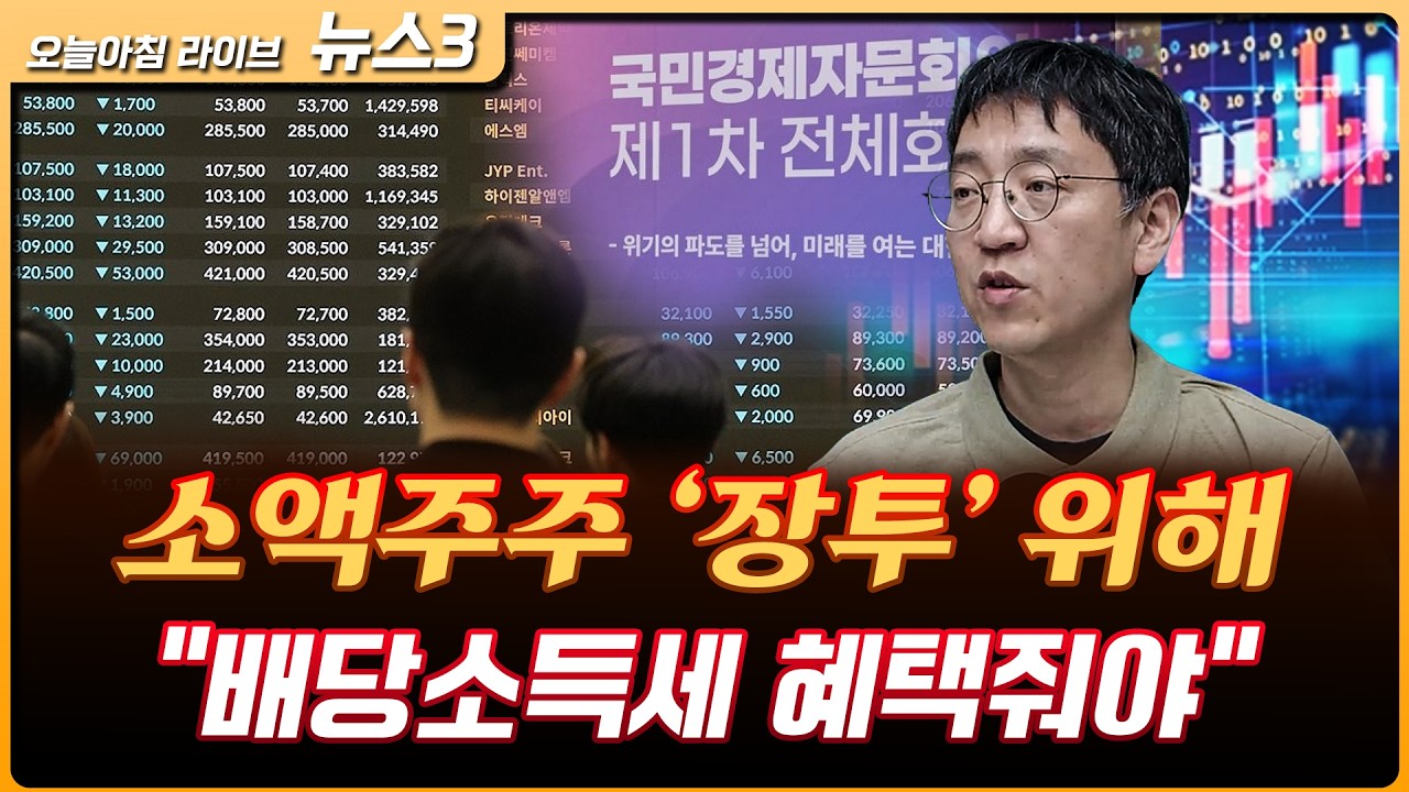소액주주 배당소득세 부담 낮춘다…“장기보유 인센티브 필요” | 권순우 삼프로TV 취재팀장 [뉴스3]