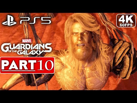 MARVEL'S GUARDIANS OF THE GALAXY PS5 Gameplay Walkthrough Part 10 FULL GAME [4K 60FPS] No Commentary