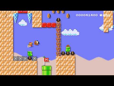Demonic Boot Desert (Super Mario Maker 2)