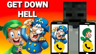 Minecraft: I CALLING THE LUCKY AND CAP'N !!