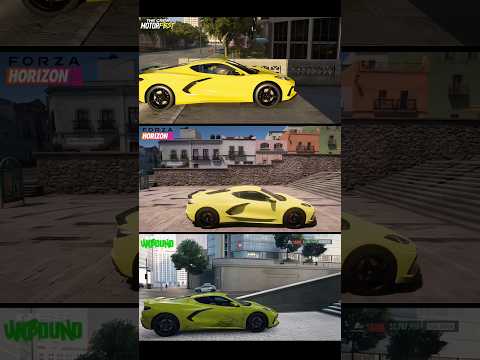 car goes up the steps Comparison | The Crew Motorfest vs Forza Horizon 5 vs NFS Unbound #gaming #nfs