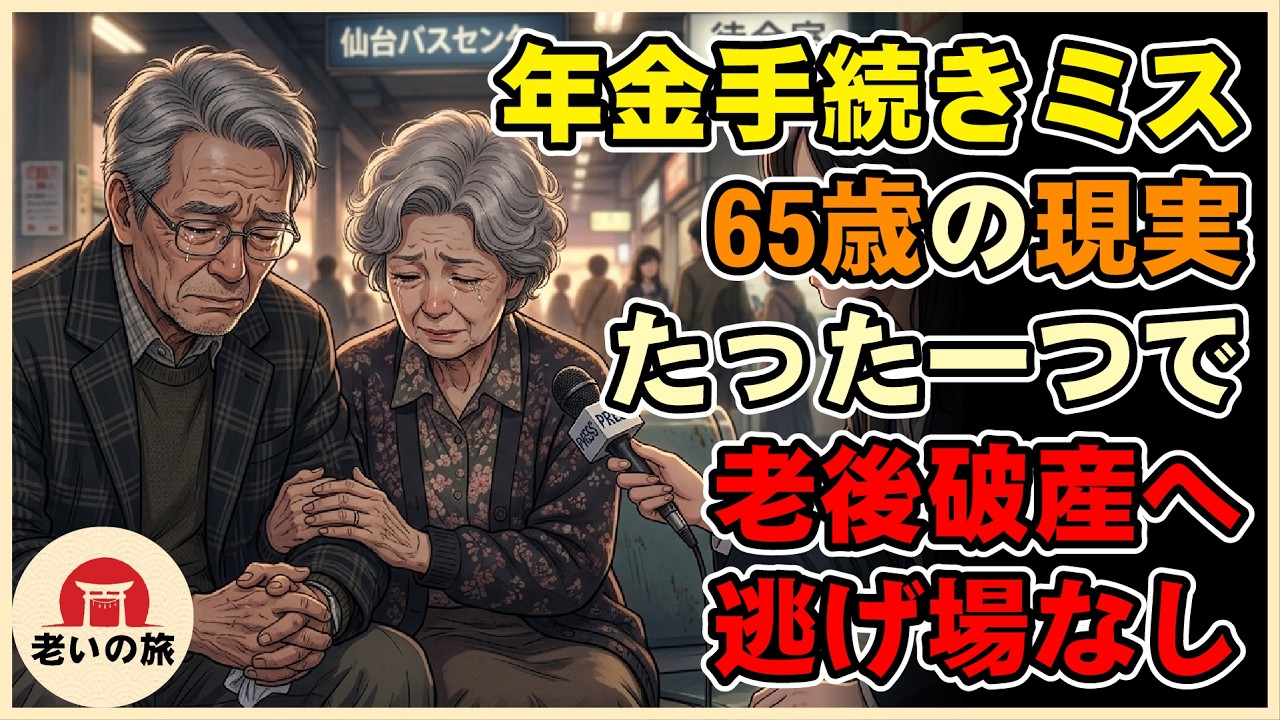 【漫画】年金手続きのたった一つのミスで老後破産…65歳で突きつけられた「逃げ場のない」残酷な現実【シニアライフ】【60代以上の方へ】