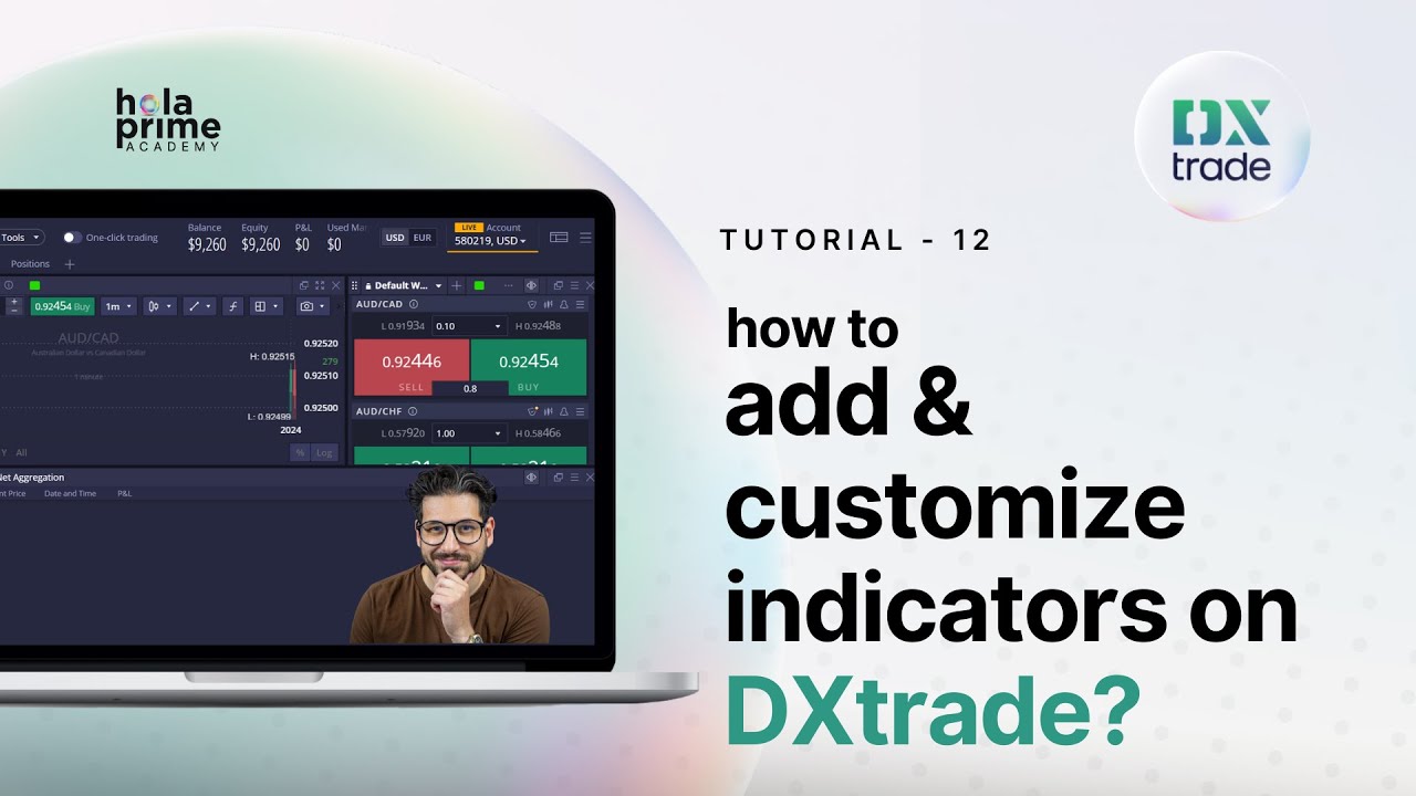 So fügen Sie Indikatoren bei DxTrade hinzu und passen sie an | Hola Prime