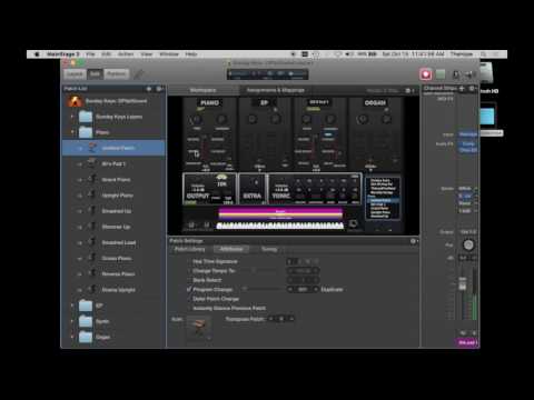 How to Import and Combine Patches in "Sunday Keys" MainStage Worship Template