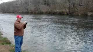 preview picture of video 'Trout Fishing - March 27 2010'