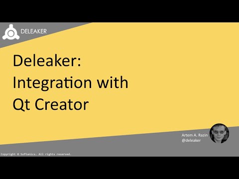 How to use Deleaker in Qt Creator