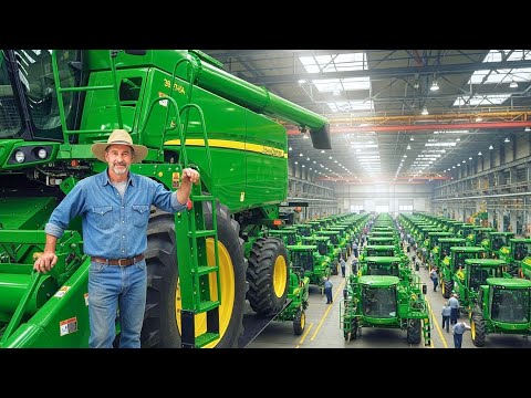 Inside a Massive Rice Harvester Factory | From Scrap Steel to a Billion-Dollar Industry Full Process