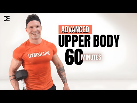 1 Hour+ Hard UPPER BODY WORKOUT + WEIGHTS | Advanced | Build Muscle & Strength