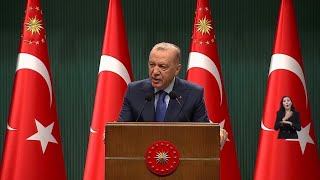 Cumhurbaşkanımız Recep Tayyip Erdoğan, Kabine Toplantısı Sonrası Açıkl