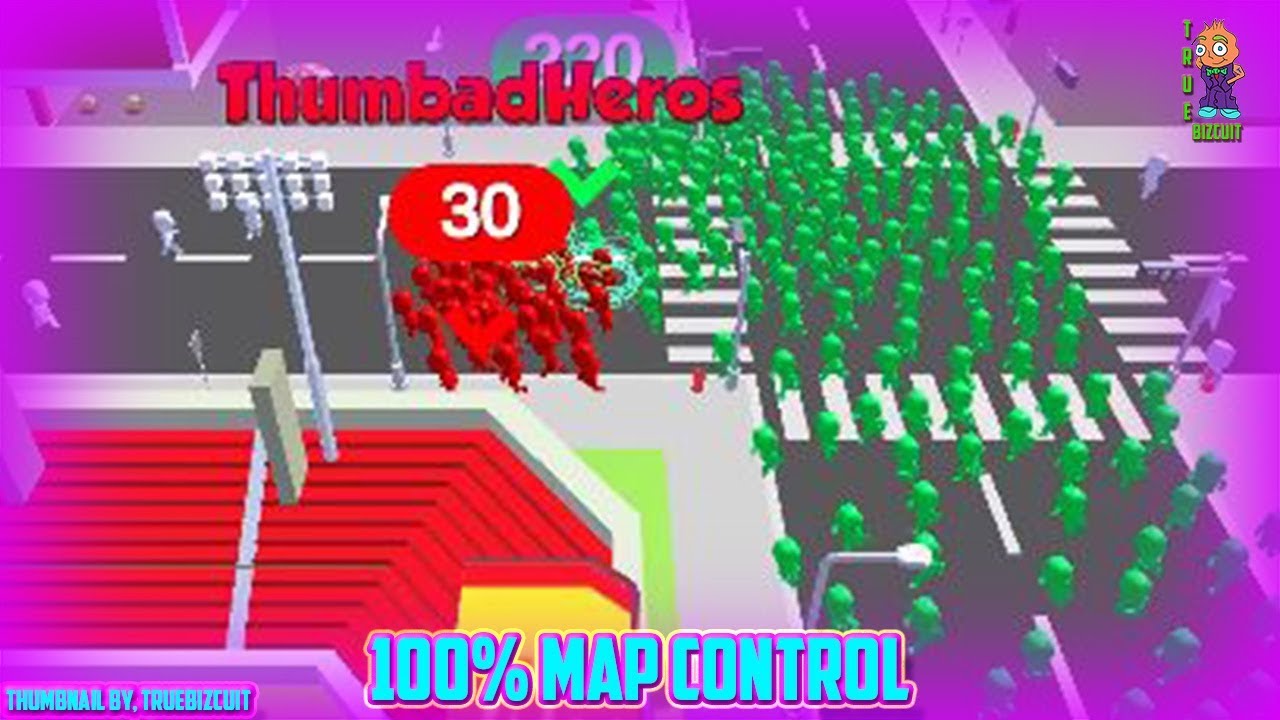 CROWD CITY 2 [BIGGEST CROWD TEAM EVER!!!] WORLD RECORD GAMEPLAY | NEW IO GAME - 100.00% MAP CONTROL!