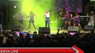 Wahu performing Liar at Safaricom KENYA LIVE Meru Concert