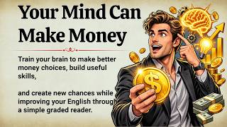 Train Your Brain to Make More Money || Learn English Through Life-Lession 🔥 || Level 2 English ✅