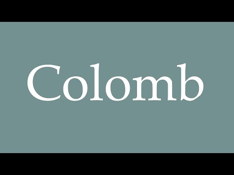 How to Pronounce ''Colomb'' Correctly in French