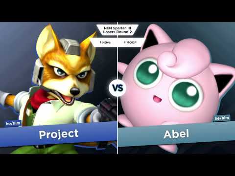 NE Melee Spartan 3 - Project (Fox) vs. Abel (Jigglypuff) - SSBM LR2