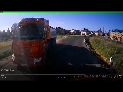 Wariat w ciężarowym Reno Premium-15 czerwiec 2020 Łopuszno