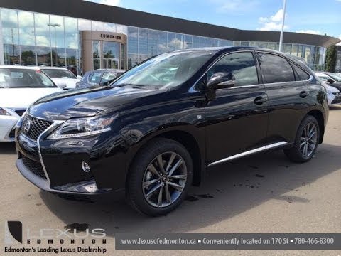 2015 Lexus RX 350 AWD F Sport Package Review - Black on Black - South Edmonton, Alberta