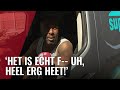 Met 30 graden in de file is afzien