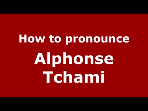 How to pronounce Alphonse Tchami (Spanish/Argentina) - PronounceNames.com