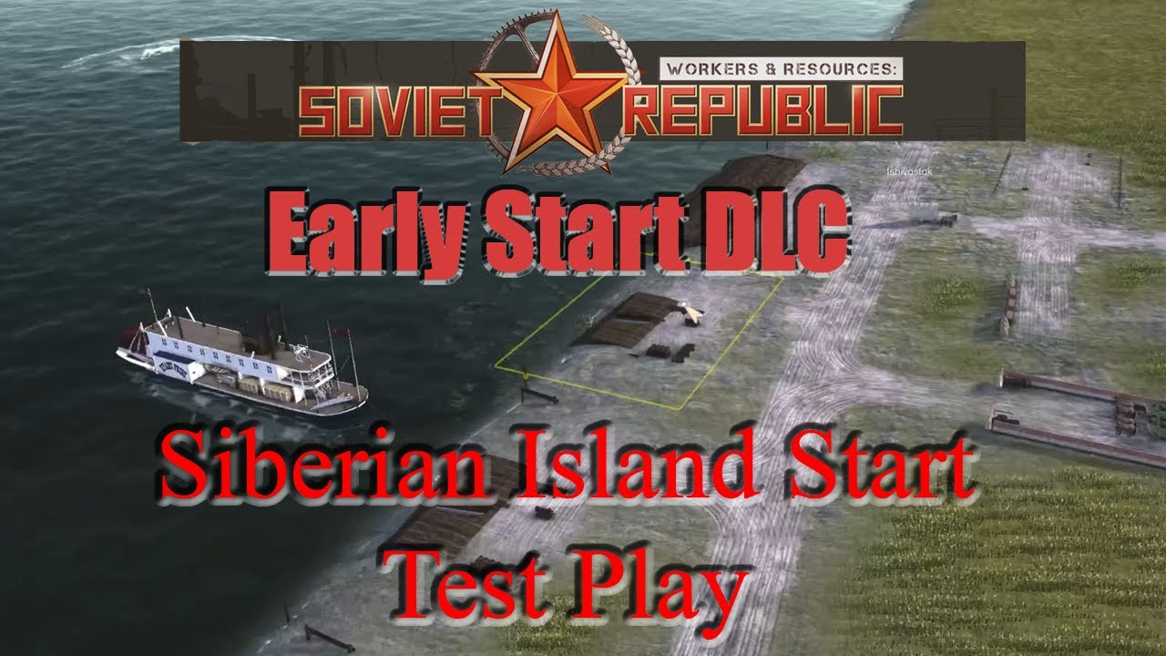 1900 Island Test Start (horses and wagons)  :: Workers & Resources Soviet Republic