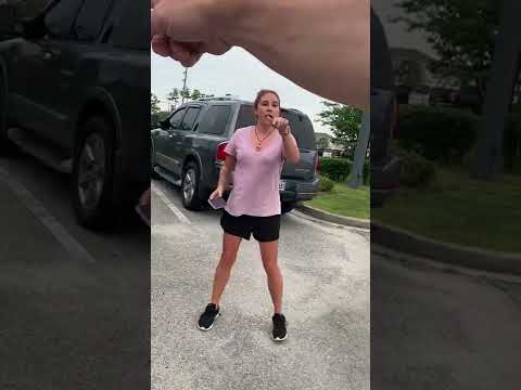 Crazy white trash Karen