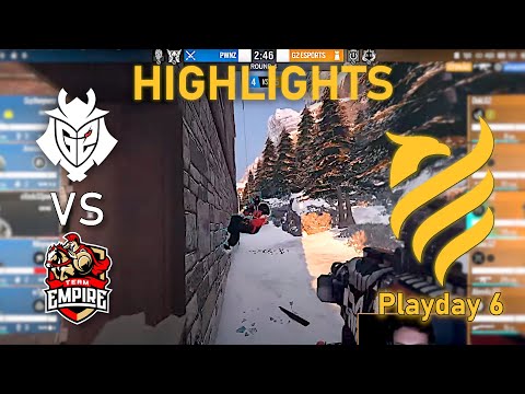 STOMPED! G2 vs PWNZ (Empire) - HIGHLIGHTS - Playday 6 - EUL 2022 Stage 2 - R6 Esport