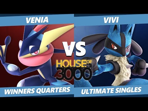 Xeno 202 Winners Quarters - Venia (Greninja) Vs. Vivi (Lucario) Smash Ultimate - SSBU
