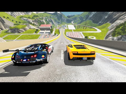 Big Ramp Jumps with Expensive Cars beamNG.drive  @IndianKidsGames