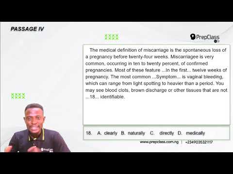 Q16 to Q20 JAMB ENGLISH 2012 PAST QUESTIONS SOLVED