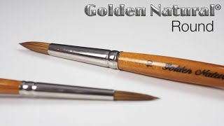 SILVER GOLDEN NATURAL PINCEL REDONDO MANGO CORTO SERIE 2000S
