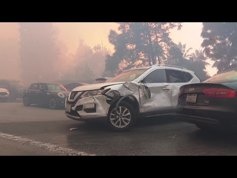 Pacific Palisades, California Day one of the #Palisadesfire. Daytime footage. (Part Two).mp4
