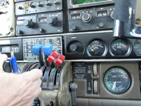 Fuel flows on engines starting, Piper Seneca II PA-34-200T