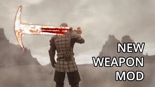 SICK Skyrim Weapon Mod - CROSS_Crucible - With Fiery Animation