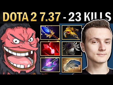 Axe Dota 2 7.37 Miracle with 23 Kills and Aghanims - TI14