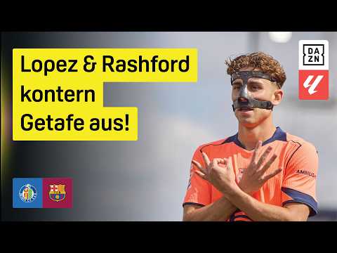 Barca auch ohne Yamal auf Titelkurs: Getafe - FC Barcelona | 33. Spieltag | LaLiga | DAZN Highlights