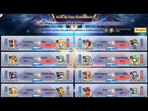 CAMPEONATO DO JAMIEL OITAVAS DE FINAL  - SAINT SEIYA AWAKENING