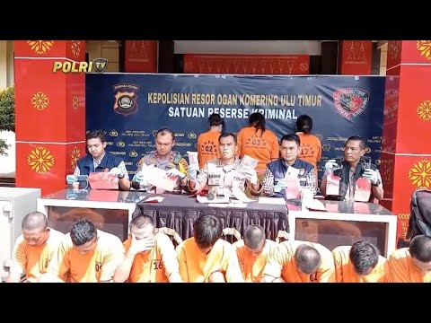 PRESISI UPDATE : POLRES OKU TIMUR UNGKAP 18 KASUS KRIMINAL 03/06/2024 08.00