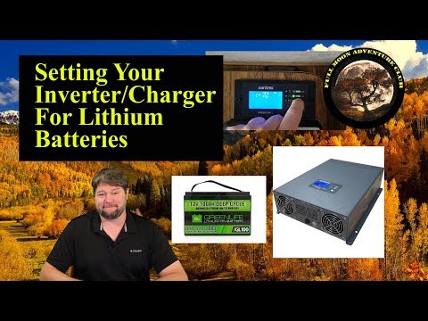 How To Set Your RV Inverter Charger For Lithium- Setup And Settings