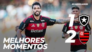 BOTAFOGO 1 X 2 FLAMENGO | MELHORES MOMENTOS | CAMPEONATO CARIOCA  (15/02/26)