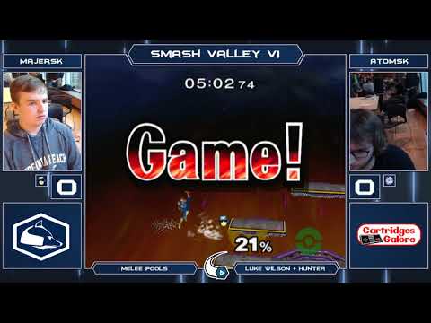 Smash Valley VI | Majersk (C. Falcon) vs Atomsk (Jigglypuff, Sheik) | Melee Pools
