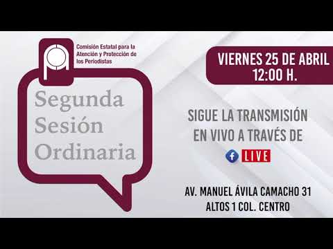 Segunda Sesión Ordinaria