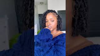 Boho Loc Bob on “longer” hair up now …. Link in the description💙