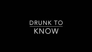 Jai Waetford Drunk To Know (lyrics/lyric video) ft. Allday