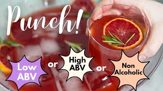 EASY PUNCH RECIPE for New Year's Eve and holiday parties
