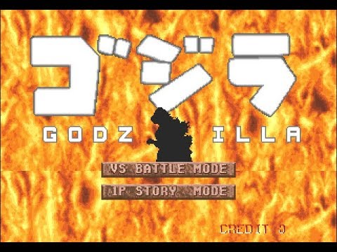 Godzilla (1993) - Arcade (Mame) Gameplay