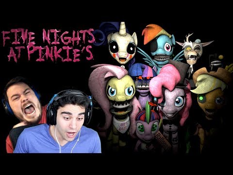 THESE PONIES JUMPSCARED THE LIFE OUT OF US!! - Five Nights at Pinkie's (ft. TheGameSalmon) | Part 1