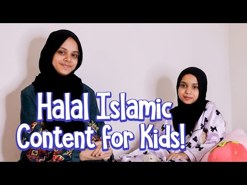 📺🩵Maryam and Fatima Discovering Muslim Kids TV | Halal Islamic Contents for Kids🥰